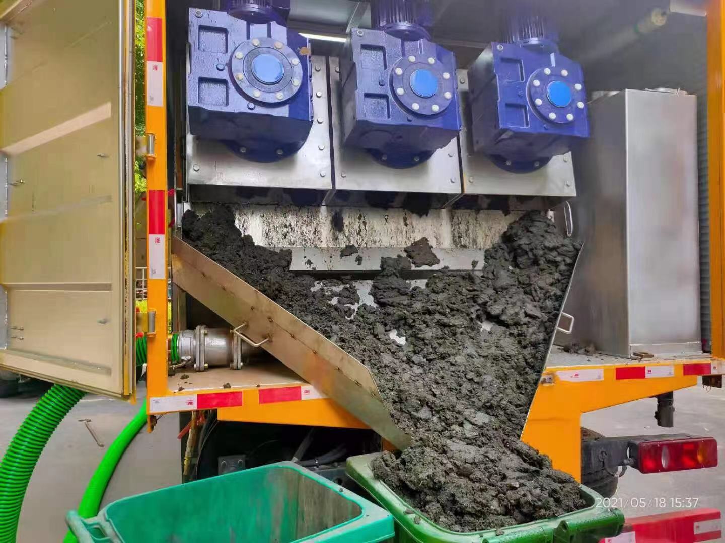 乡宁化粪池清掏城市维护站-泥浆净化干湿分离处理